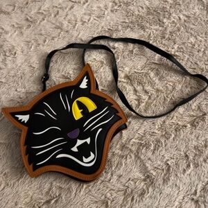 Black Cat Crossbody Bag